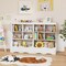 34.5" Kids Bookshelf with 5 Bins for Playroom and Living Room - 26.5" x 16" x 34.5" (L x W x H)